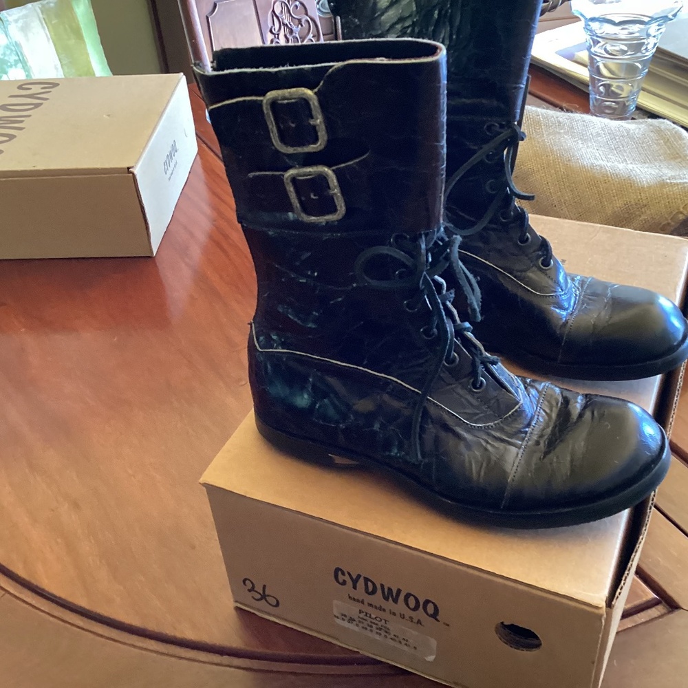 CYDWOQ vintage ankle boot